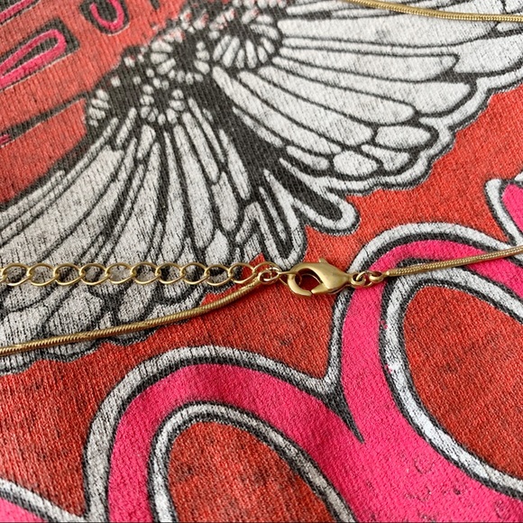 VINTAGE GUCCI GG TURQUOISE TEARDROP PENDANT NECKLACE - Picture 5 of 5